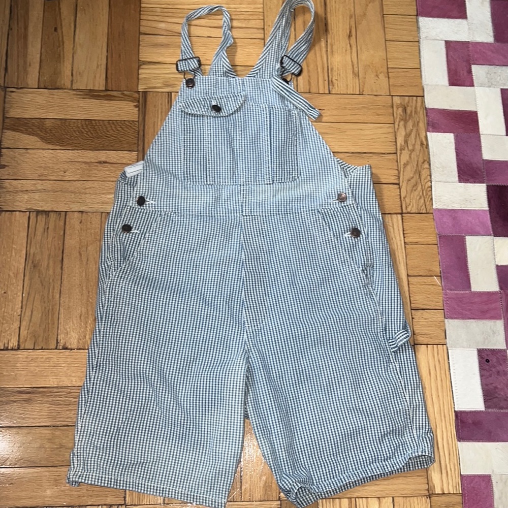 Lei linen/denim vintage overalls